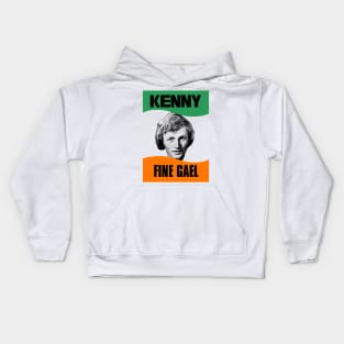 Enda Kenny / Fine Gael Retro Election Poster Kids Hoodie